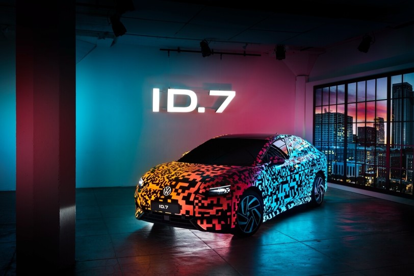 特殊迷彩漆面可「通電」！？Volkswagen將推出ID.家族第六款車型：ID.7 Sedan