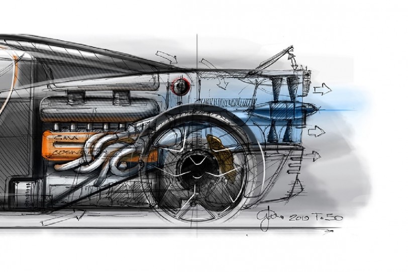 Gordon Murray Automotive T.50超級跑車尾部「風扇」照亮相 並定於2020年5月正式發佈