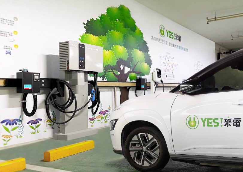 裕電能源及華貿電機聯手、全台第一處智慧型匯流排電動車充電系統松菸臺北文創大樓亮相!