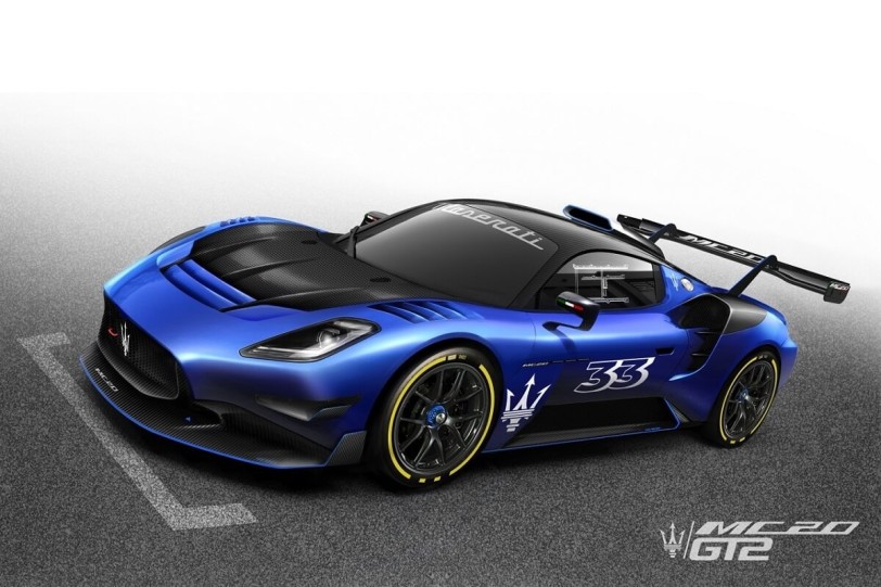 Maserati發佈MC20 GT2賽車，將參戰Fanatec GT2歐洲系列賽