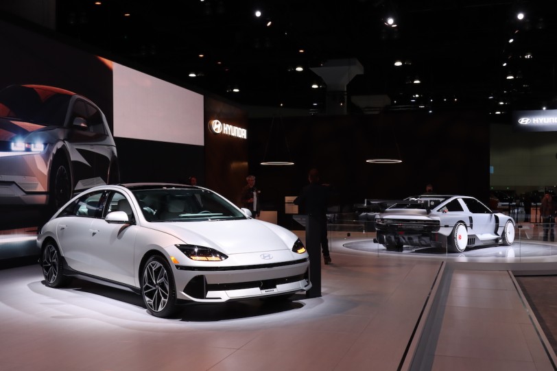 2022 洛杉磯車展現場直擊：純電化戰略持續進攻，Hyundai IONIQ 6 與 N 74 Concept 首度亮相！