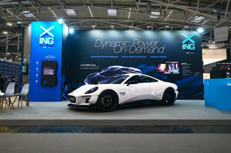 行競科技攜手 Caterham 現身德國車展 演繹超輕量高效電動化技術