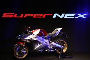 0-100km/h 僅需2.9秒, KYMCO SuperNEX電動重機超跑米蘭震撼登場,宣示重機電動化時代來臨!