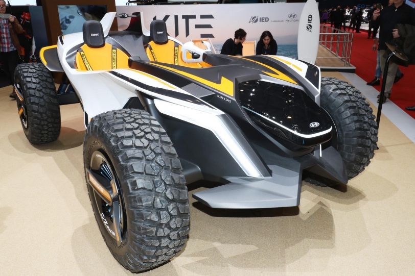 2018日內瓦車展：Hyundai Kite Concept電動沙灘車