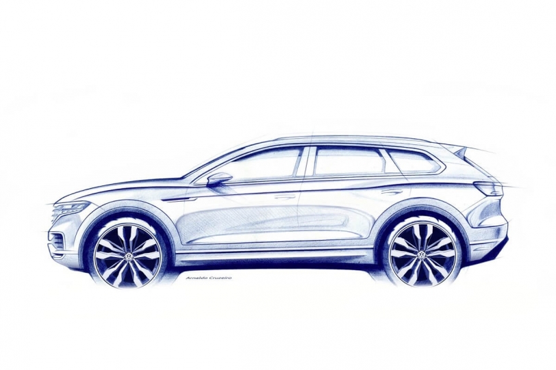Volkswagen新一代Touareg將於三月於北京亮相