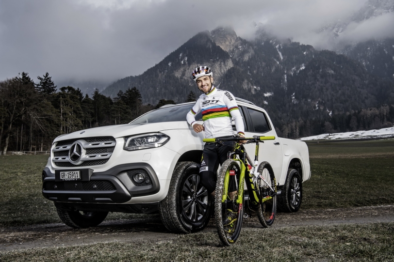 X-Class最佳代言人，Mercedes-Benz邀六屆登山車錦標賽冠軍Nino Schurter出任