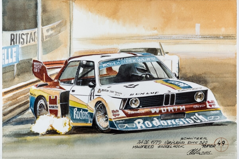 BMW參與第一屆羅馬尼亞繪畫馬拉松比賽 將BMW輝煌的賽車歷史優美呈現！