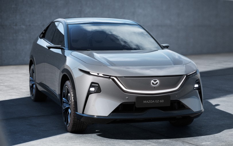 2025 上海車展:PHEV/BEV 兩種動力選擇,長安馬自達 MAZDA EZ-60 新能源 SUV 全球首發、2025 年內發售!
