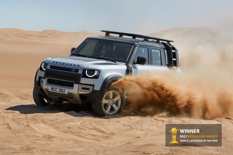 王冠加冕! LAND ROVER DEFENDER 榮獲2021世界年度風雲車設計大獎