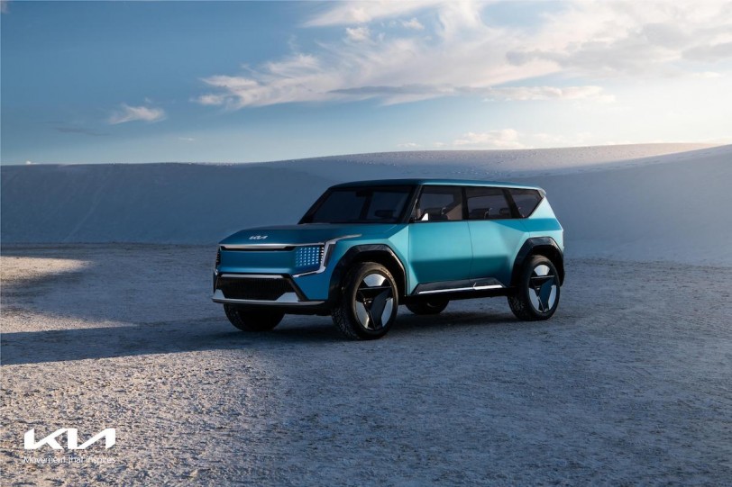 品牌未來旗艦 SUV 預覽，KIA Concept EV9 全尺寸 7 人座純電 SUV 亮相