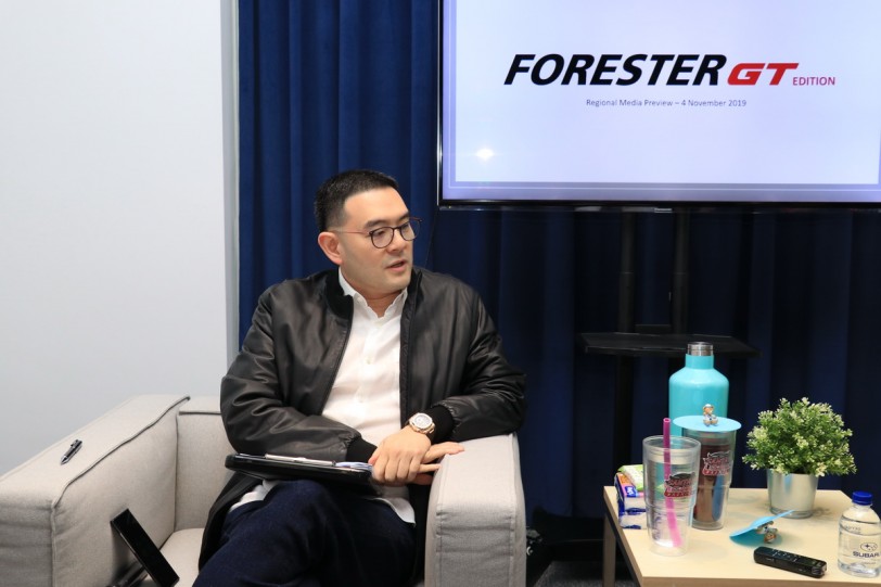 Subaru Forester e-BOXER明年下半年導入，陳唱副董事長陳駿鴻新加坡專訪