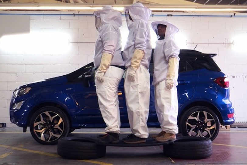 New Ford EcoSport的「蜂」中奇緣 ─以高強度、輕量化蜂巢結構打造行李廂隔板