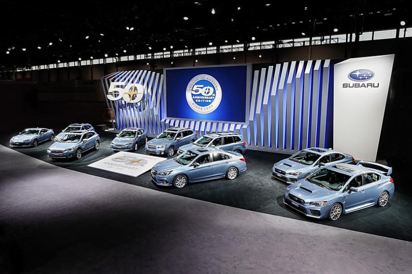 連續十年正成長與創立50週年榮耀，Subaru 北美分公司發表全車系 50th Annivaersary 紀念車