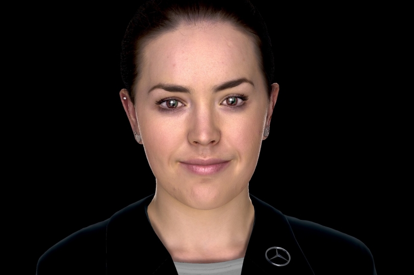 M-Benz開創虛擬人物「Sarah」為顧客提供尊榮服務