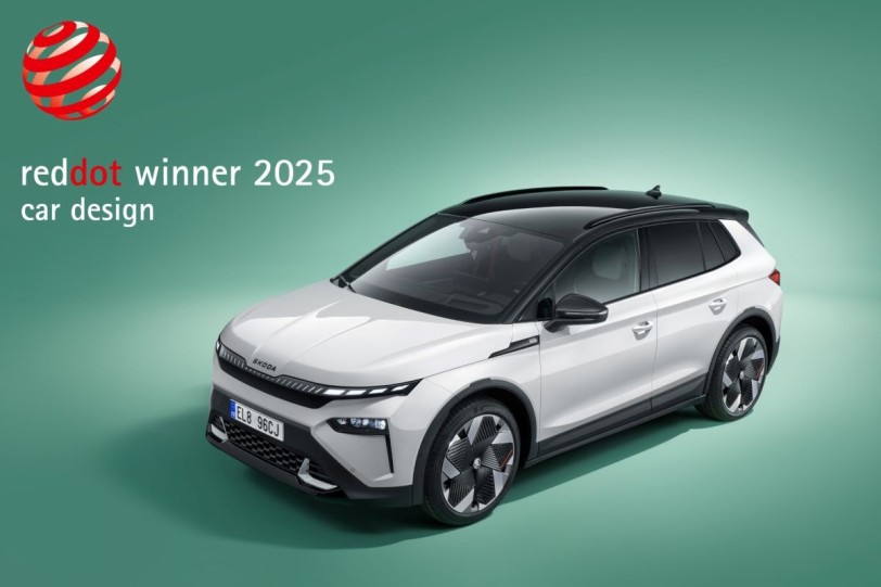 Skoda Elroq憑藉出色的產品設計榮獲夢寐以求的紅點設計獎