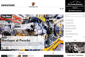 Porsche線上新聞中心正式上線，提供Porsche豐富最新消息與歷史報導！
