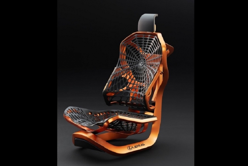 2016巴黎車展，「活」的座椅？Lexus發表全新概念座椅Kinetic