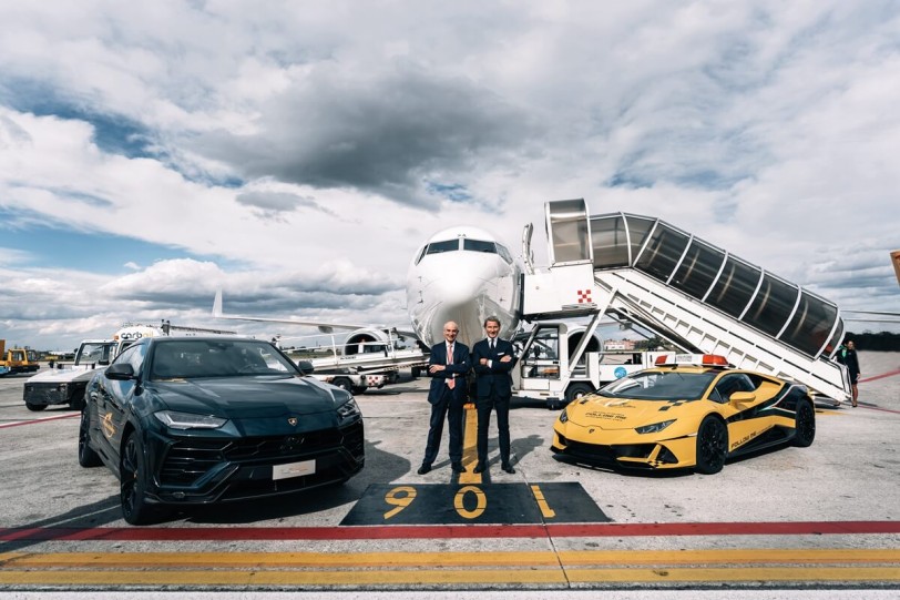 Lamborghini與博洛尼亞馬可尼機場續約合作,並提供接駁車