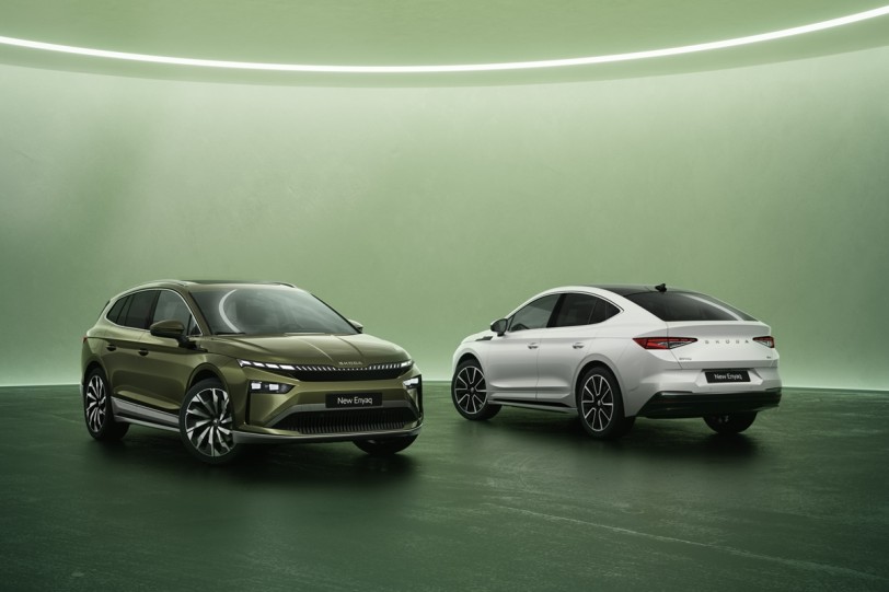 不僅造型修飾更完美，亦兼顧空力效益的提升！全新中期改款Skoda Enyaq亮相