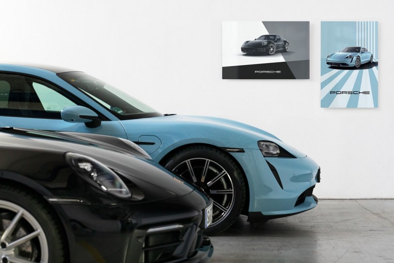 Porsche可將您個人愛車製作藝術印刷品，不是車主也可