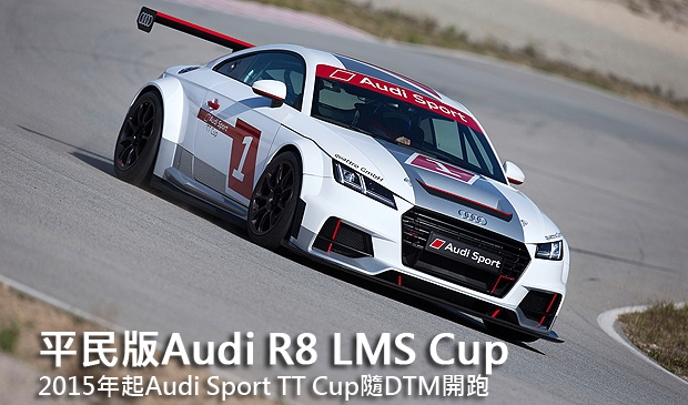 平民版Audi R8 LMS Cup,2015年起Audi Sport TT Cup隨DTM開跑