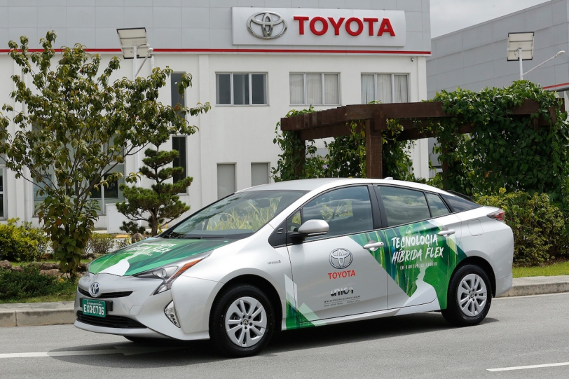 為達成零排放污染而努力，Toyota 於巴西發表世界初 Flexible Fuel Hybrid 原型車！