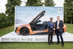 BMW「一桿進洞獎」,23歲英國選手Aaron Rai抱走i8 Roadster