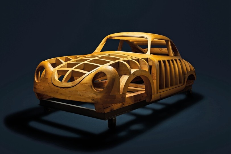 Porsche 356最初的木製框架原型