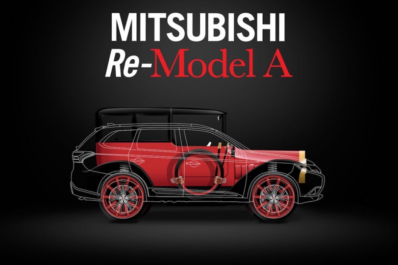 傳承品牌百年硬實力，Mitsubishi Motors 與知名改裝廠 West Coast Customs 重現 Re-Model A 電動古董車！