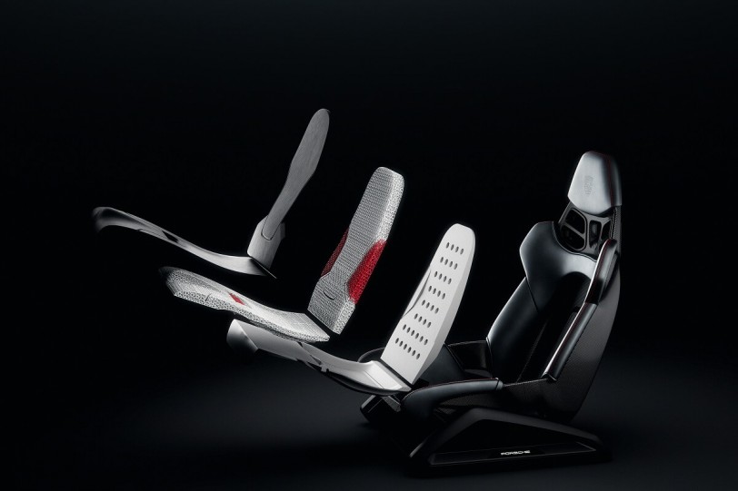 Porsche推出3D列印運動化桶型座椅 可依個人身材定製，預計2021年開始販售