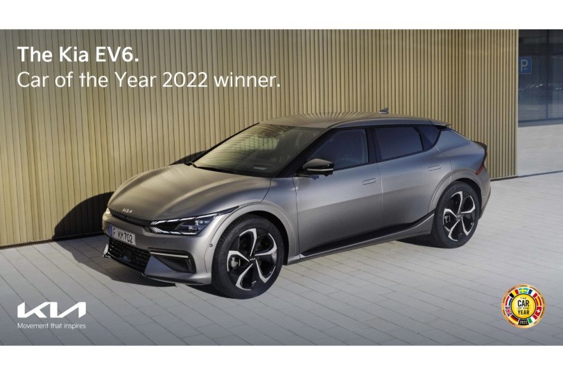 韓國車廠首次！2022 歐洲年度風雲車 European Car of the Year 由 KIA EV6 獲得殊榮！