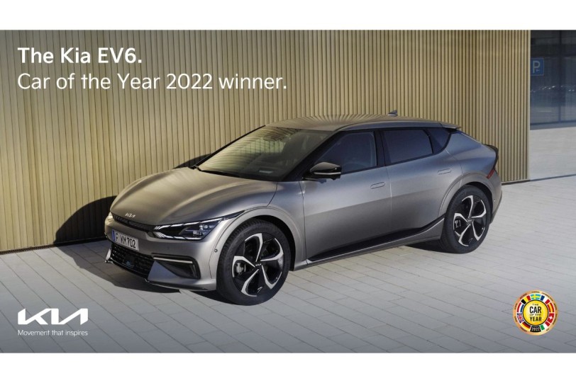 韓國車廠首次!2022 歐洲年度風雲車 European Car of the Year 由 KIA EV6 獲得殊榮!