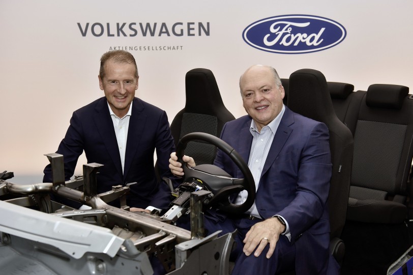 不只是商車，Volkswagen與Ford戰略聯盟合作將延伸至自動駕駛與電動車