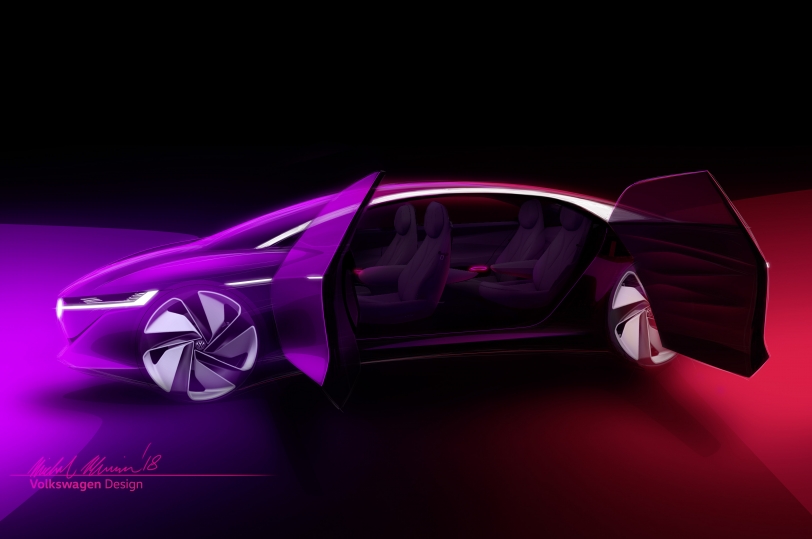 續寫電能移動璀璨新頁，Volkswagen I.D. VIZZION 概念車將於2018日內瓦車展全球首演