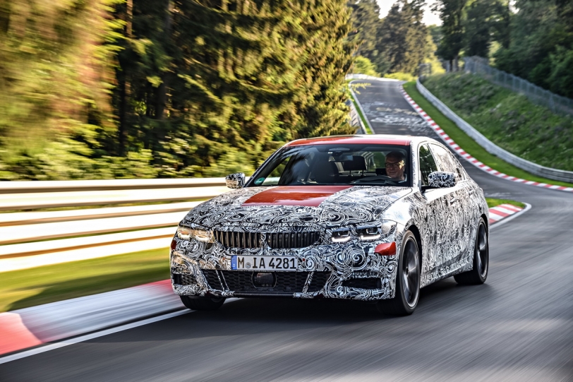 新一代3-Series紐柏林賽道測試中，BMW官方偽裝圖搶先看！