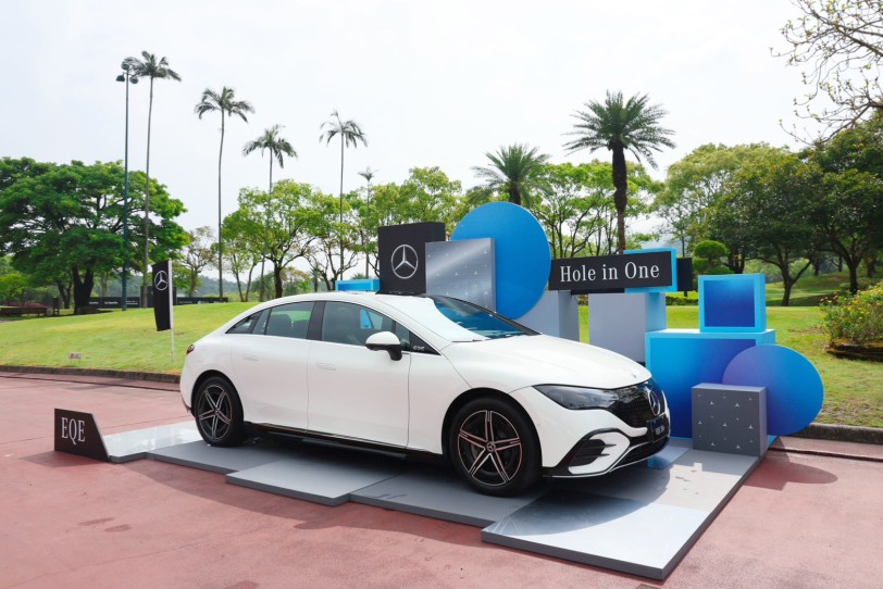 2025 MercedesTrophy 賓士國際高爾夫球賽  睽違 30 多年台灣首位一桿進洞獎得主誕生！開走全新 EQE 350+