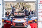 Thierry Neuville駕駛Hyundai i20 在Tour de Corse環法拉力賽贏得勝利