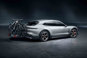 關於Porsche Taycan Cross Turismo後自行車架:要堅固,更要不影響性能表現