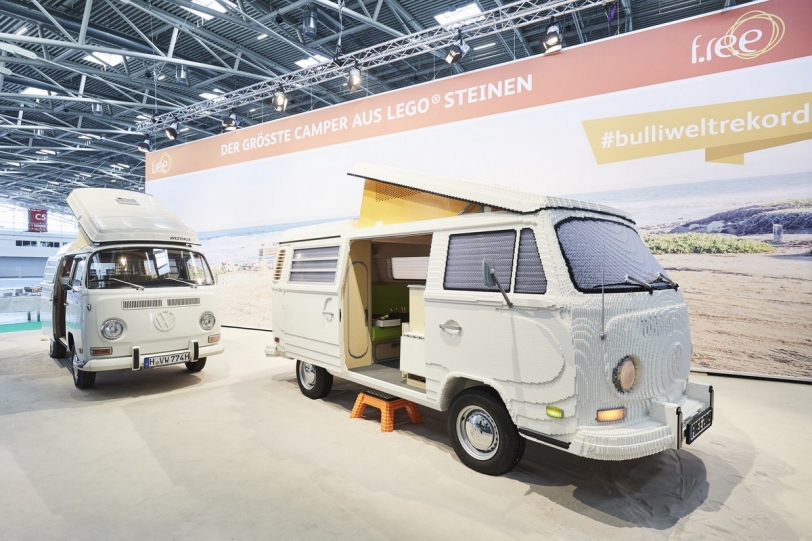 所謂的愛，1比1的LEGO樂高模型重現Volkswagen T2風采！