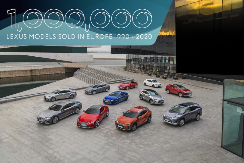遲來的榮耀，Lexus 歐洲全車系銷量突破 100 萬輛成就！