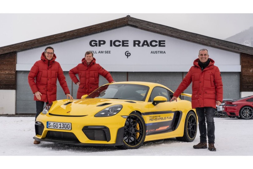 來自綠色燃料的保時捷動力：Porsche 718 Cayman GT4 RS現身雪地賽事GP Ice Race