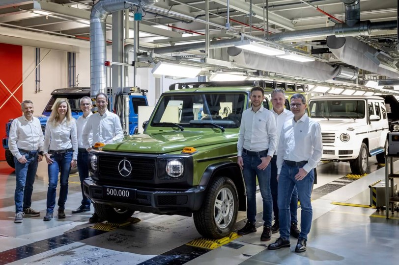 第50萬輛Mercedes-Benz G-Class下線迎接生產週年紀念，明年將推出純電版本