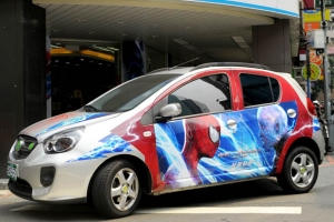 蜘蛛人電動車現身台北街頭，到格上，租就有！