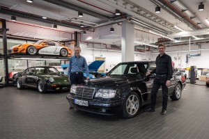 Mercedes-Benz與Porsche合作開發W124 500 E的故事
