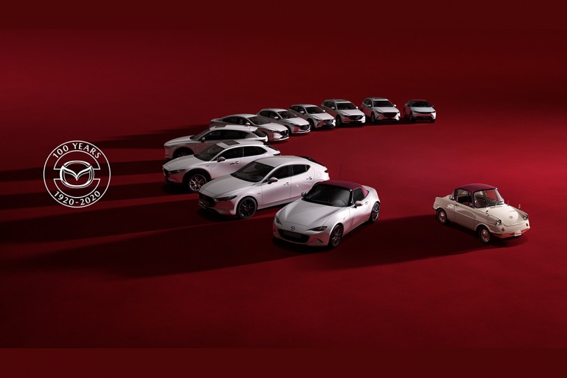 與世人分享百週年的榮耀，Mazda 推出全車系100週年特別紀念版本、限時一年不限量發售！