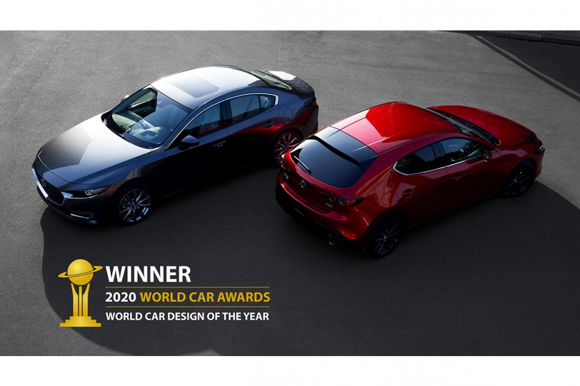 繼 MX-5 之後，Mazda3 Sedan/Fastback 再度榮獲 2020 世界年度設計風雲車大獎！