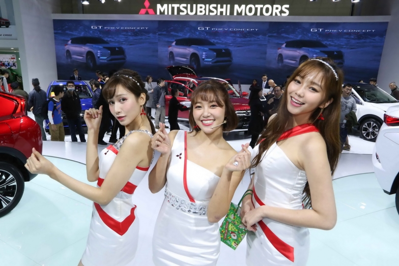 2018台北車展。Mitsubishi迎新年，正妹邀您品嚐義大利精品咖啡