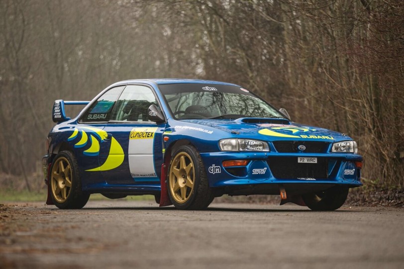 曾由知名WRC冠軍車手Colin McRae駕駛征戰的Subaru Impreza拉力賽車出售拍賣