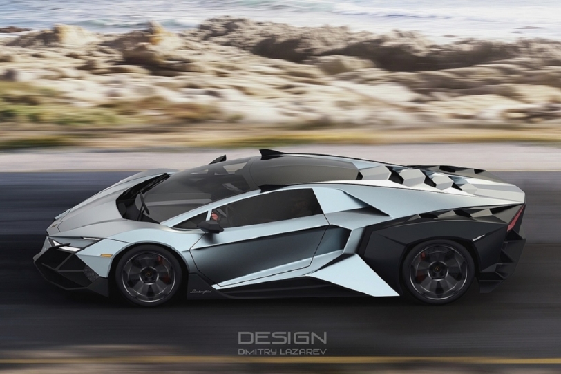 Lamborghini Forsennato會是下一代大牛的造型嗎？ designed by Dmitry Lazarev