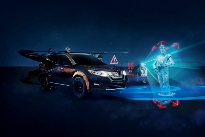 搭上星戰8話題！美國Nissan推出結合Star Wars的AR賞車